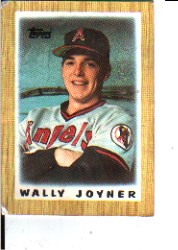1987 Topps Mini Leaders Baseball Cards 045      Wally Joyner